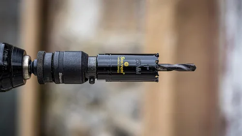 Miniatura 2 de Starrett Sierra perforadora con punta de carburo con acabado de superficie de alta calidad, ideal para madera, PVC y fibra de vidrio, 3 dientes por