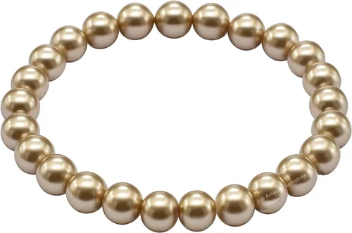 Miniatura 546 de Amazing Gemstone Pulsera de cristal para mujeres y hombres, pulsera de cristal curativo de protección, pulsera elástica con cuentas de piedras