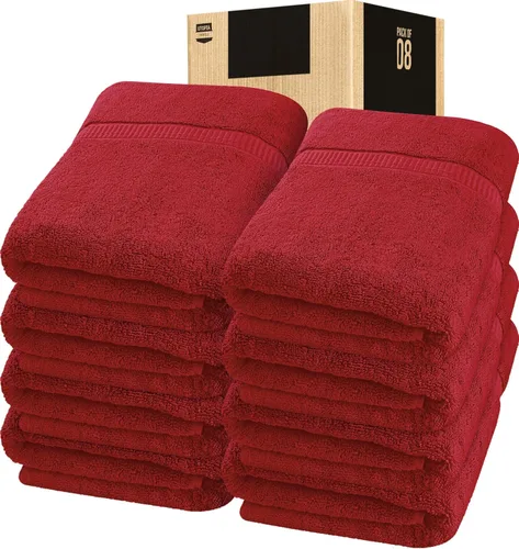 Miniatura 25 de Utopia Towels - Toalla de baño gigante, 2 unidades, 17.69 oz/yd2 (600 gsm), 100% algodón hilado en anillo, altamente absorbentes y de secado rápido