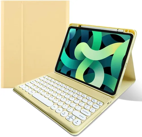 Miniatura 25 de kaitesi Funda de teclado para iPad A16 de 11ª generación de 11 pulgadas 2025, iPad de 10ª generación de 10.9 pulgadas 2022, funda de teclado