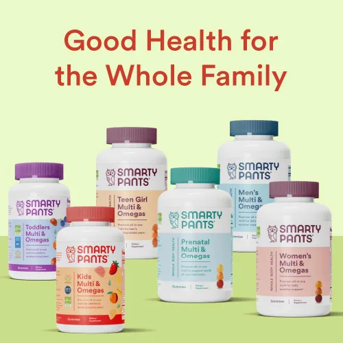 Miniatura 11 de SmartyPants Gomitas multivitamínicas para niños y suplemento de fibra: vitamina D3, C, vitamina B12, B6, A, zinc, biotina, inositol, gomitas
