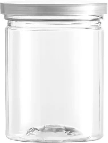 Miniatura 13 de Hammont - 100 unidades de botellas de jugo de plástico con tapas – Tazas sellables para batidos, Boba y café helado – Recipientes de bebidas