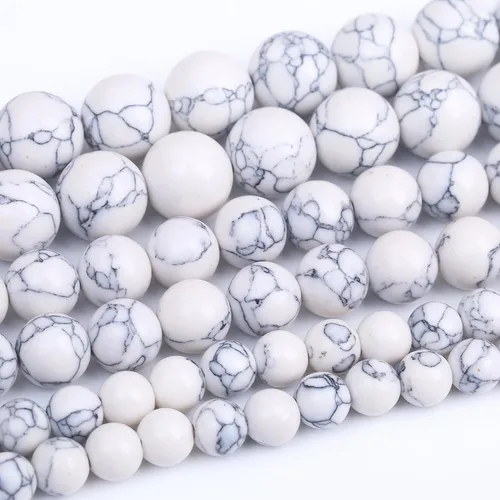 Miniatura 28 de 36 PIEZAS Cuentas de Malaquita Roja de 10 MM, Cuentas Redondas Sueltas de Gema Natural para Hacer Joyería 38 cm