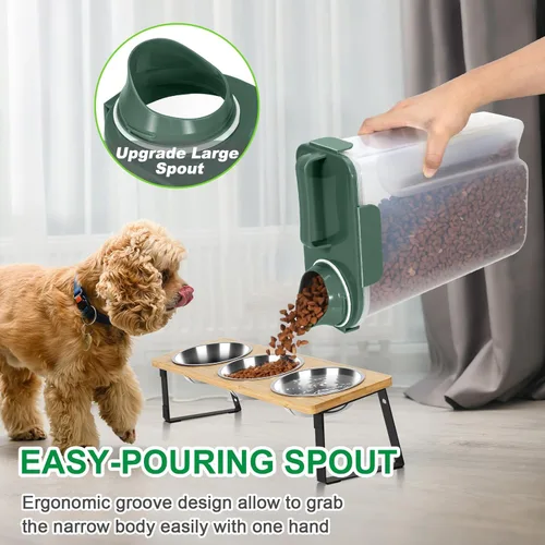 Miniatura 3 de TBMax Contenedor de Almacenamiento de Comida para Gatos y Perros de 5 a 7 libras, Contenedor Secundario de Almacenamiento de Comida para Mascotas
