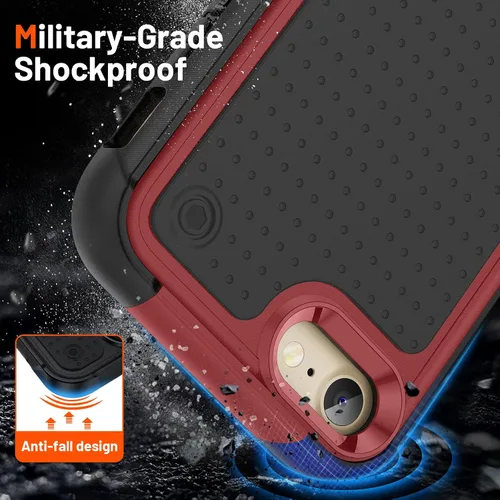 Miniatura 410 de Jeylly Funda para iPhone SE/Funda para iPhone 5S, Exterior de Plástico Duro que Absorbe Golpes + Interior de Silicona de Goma Defensor contra