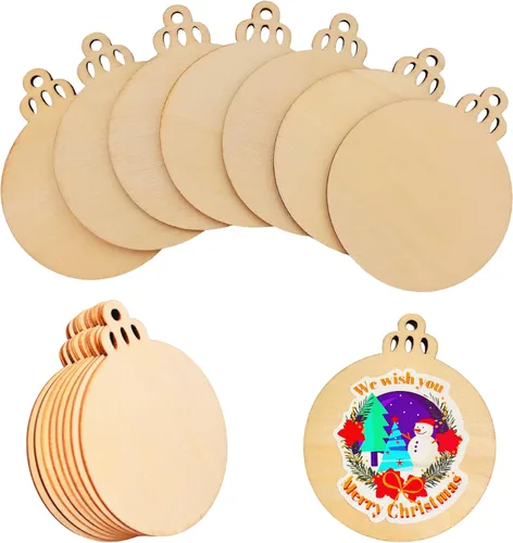 Miniatura 12 de 48 piezas de recortes de insectos de madera sin terminar con agujero para cabestrillo, manualidades de pintura en blanco de madera de mariposa