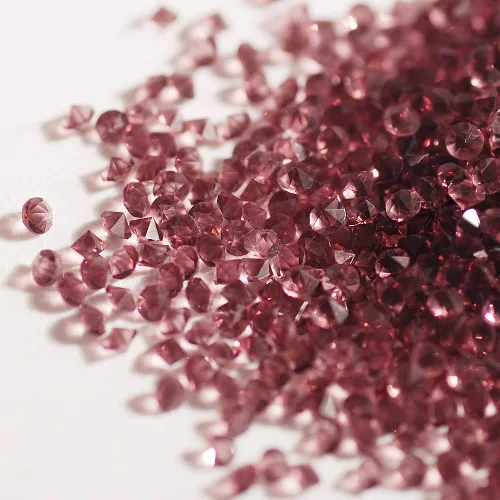 Miniatura 28 de 5000 cuentas de diamantes de imitación de cristal de diamante ultra mini de 0.044 pulgadas con parte trasera plana, cristales iridiscentes, brillo