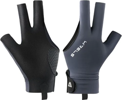 Miniatura 7 de WRELS Guantes de billar para mano izquierda o derecha, 1 guante deportivo de billar para mujeres y hombres