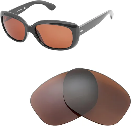 Miniatura 3 de Walleva Lentes de repuesto para lentes de sol Ray-Ban RB4101 Jackie Ohh de 2.283in, múltiples opciones disponibles