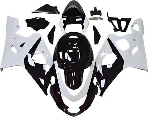 Miniatura 18 de Kit de carenado de plástico ABS para Suzuki 2004 2005 GSXR600 GSXR750 K4, carenados de inyección, kit de carrocería completa Rojo Negro