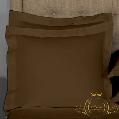 Miniatura 14 de Crown Collection Juego de 2 fundas de almohada estándar de 20 x 26 pulgadas, hipoalergénicas de 600 hilos, 100% algodón egipcio, fundas de almohada