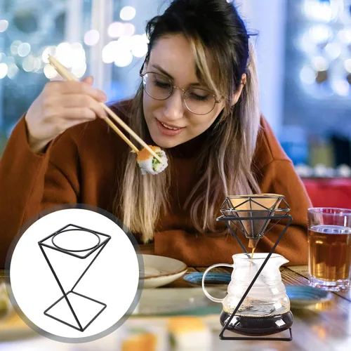 Miniatura 6 de Soporte de goteo para verter sobre el gotero, fabricante de filtro de café, soporte para taza de filtro, soporte para colador de té para cafetera