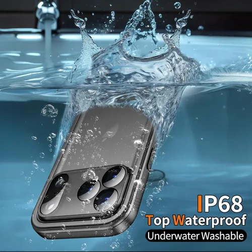 Miniatura 4 de Cozycase TOP Funda impermeable para iPhone 17 Pro Max - Grado militar resistente a todo 360 con protector de cámara de pantalla, doble IP68 a prueba