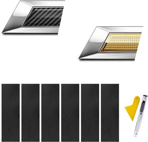 Miniatura 9 de Compatible con pegatinas de vinilo para logo de Bowtie, emblema para cortar y pegar, 3 unidades, color negro mate, para Chevy Negro mate 3