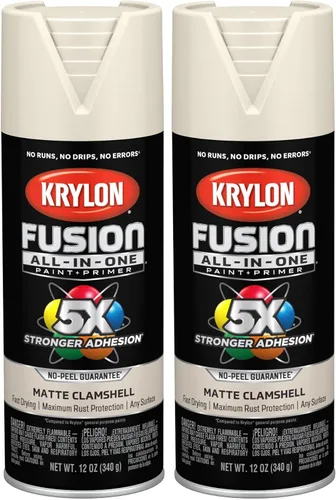 Miniatura 19 de Krylon Fusion - Pintura en aerosol adhesiva todo en uno para uso en interiores y exteriores, 12 onzas, aluminio Icy Grape