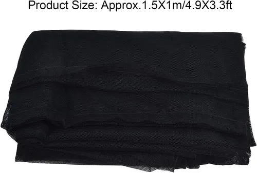 Miniatura 8 de Fydun 4.9X3.3Ft Garden Plant Cover Pull Out Reusable Plant Mesh Bag for Fruit Trees Black Wide Range of Uses (Black)