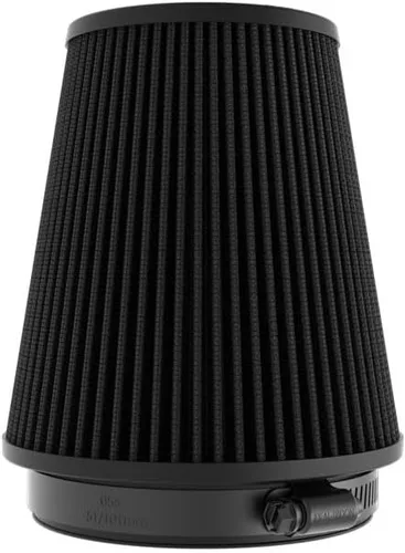Miniatura 2 de K&N Filtro de aire universal con abrazadera Dryflow de por vida: sintético seco, lavable, sin aceite: Diámetro de la brida: 5 pulgadas, altura