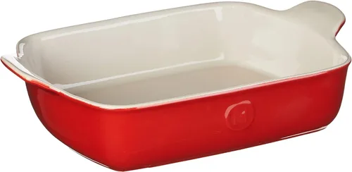 Emile Henry Rouge - Panadero rectangular pequeño de 11 x 8 pulgadas Rojo (Rouge Red)