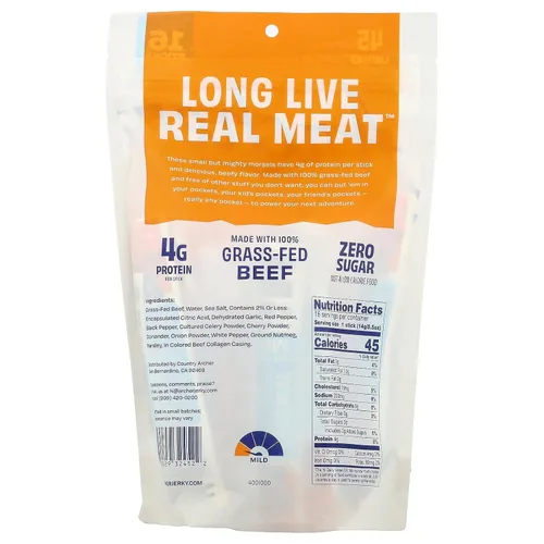 Miniatura 2 de Country Archer Palitos de Carne de Res Original 8 OZ