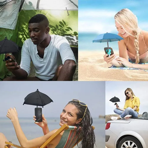 Miniatura 9 de 4 soportes para paraguas para teléfono, soporte de ventosa para teléfono, parasol para teléfono, protector solar antirreflejo, protector solar