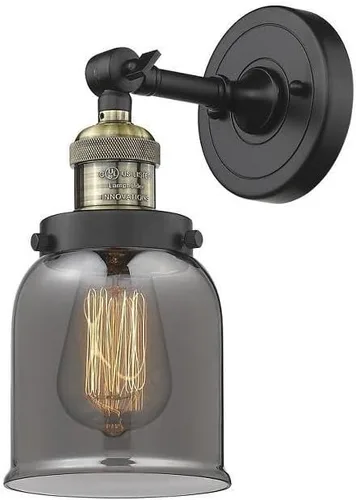 Miniatura 15 de Innovations 203-BB-G54 1 Aplique de luz, pantalla de campana pequeña, latón cepillado