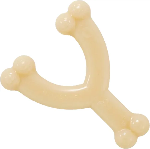 Nylabone Wishbone Power Chew - Juguete masticable para perros pequeños de hasta 25 libras