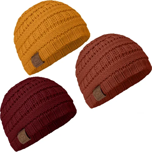 Miniatura 100 de KeaBabies 3-Pack Baby Beanies for Boys, Girls - Stretchy Knit Baby Hats, Cute Newborn