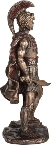 Miniatura 4 de Veronese Design Escultura de resina Alexander el gran rey de Macedonia de 6 7/8 pulgadas con acabado de bronce