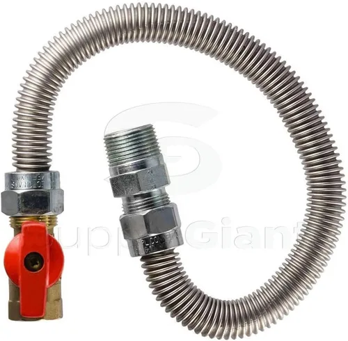 Miniatura 5 de Flextron FTGV-01F01F - Válvula de bola de gas, 1 x 1 pulgada