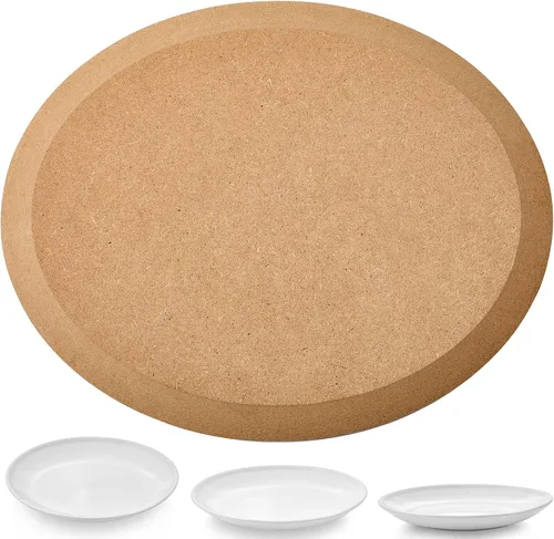 Sunnyray Molde de cerámica ovalada de 8 x 10 pulgadas, herramientas y suministros de cerámica, moldes de cerámica, molde de prensa para platos de