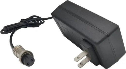 Adaptador de cargador de repuesto de 2 clavijas de 29,4 V compatible con Swagtron modelo T882 Hero, T882 azul, T881