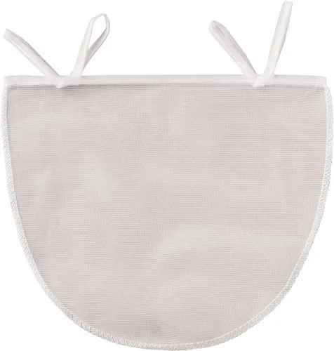 HIC Kitchen Bolsa de leche de nueces sin blanquear con cierre de cordón, 11 x 9 pulgadas