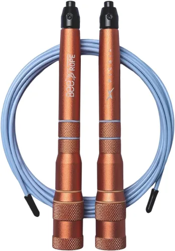 Miniatura 8 de PICSIL - Cuerda de saltar de alta velocidad BEE Sistema de aluminio y doble rodamiento Autoajustable para entrenamiento cruzado, boxeo y fitness