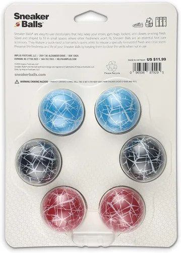 Miniatura 24 de Sof Sole Sneaker Balls - Bolas desodorizantes para zapatos, bolsas de gimnasio y casilleros, 1 par, Soccer