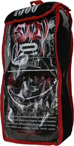 Miniatura 5 de Guantes de boxeo Muay Thai Training Genuine Cow Hide Leather Sparring Guantes de boxeo Kickboxing Guantes de lucha