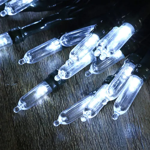 Miniatura 8 de BrizLabs - Luces de Navidad para decoración en interiores y exteriores, funcionan a batería Blanco frío