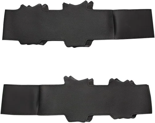 Miniatura 5 de Loncky - Fundas de volante personalizadas de cuero genuino para Toyota Land Cruiser 2008-2015/Tundra 2007 2008 2009 2010 2011 2012 2013/Sequoia 2008