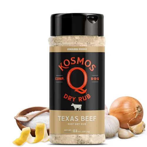 Miniatura 10 de Kosmos Q Funda de vaca Hot BBQ Rub, regalo del día del padre, condimento picante de bistec y pechuga con chile, ajo, cebolla, pimentón y humo