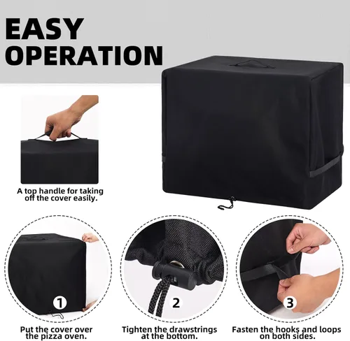 Miniatura 6 de Cubierta impermeable para horno de exterior Camp Chef, también apto para horno de campamento Chef Deluxe/profesional al aire libre, accesorios