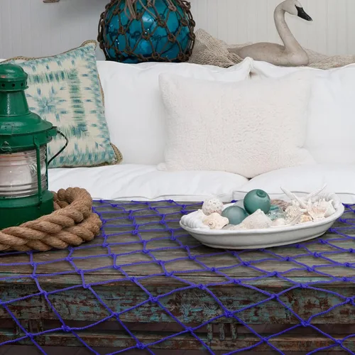Miniatura 6 de Paquete de 2 Decoraciones de Red de Pesca para Fiesta Azul oscuro