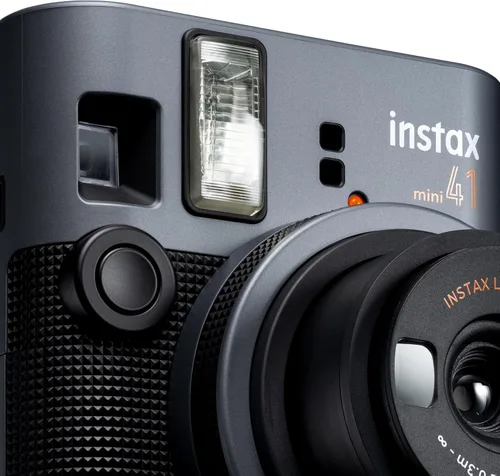 Miniatura 6 de INSTAX Mini cámara instantánea 41, operación simple con exposición automática, flash integrado, lente selfie y modo de cerca, una cámara de diseño