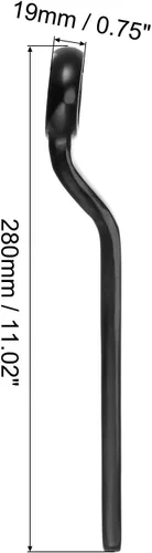Miniatura 2 de uxcell Llave de impacto de extremo de caja compensada de 30mm tipo anillo de anillo de cabeza única de acero de alta resistencia Herramienta de mano
