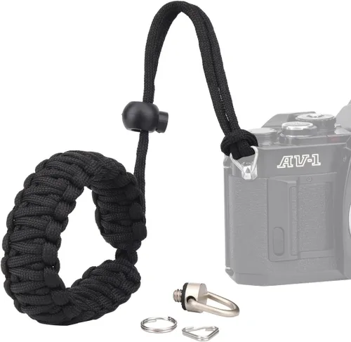 Miniatura 5 de Correa de muñeca para cámara Paracord con tornillo para Insta 360 X3, Ace Pro, cámaras réflex digitales, palos de selfie