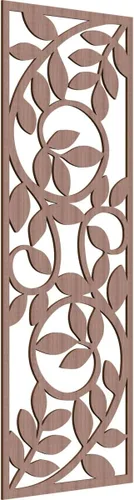 Miniatura 47 de 9 3/8"W x 24 3/8"H x 1/4"T Utica Decorativo Fretwork Madera Paneles de Pared, Abedul