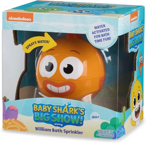 Miniatura 7 de WowWee Baby Shark's Big Show - Aspersor de baño y juguete de agua - Juguetes de baño para niños (William)
