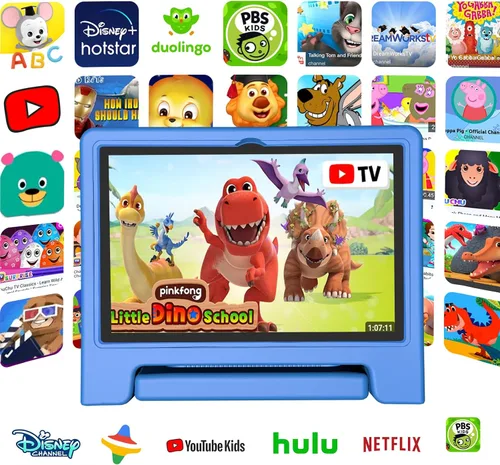 Miniatura 6 de YACXBTK Tablet para niños de 3 a 12 años de 10.1 pulgadas Android 14 6000mAh 8GB RAM+64GB ROM (expandible a 1TB) Tablet para niños WiFi6 Google Kids