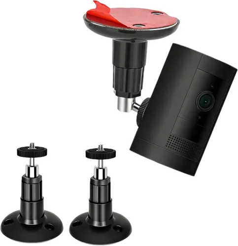 Miniatura 8 de Paquete de 2 Soportes de Pared de Seguridad Ajustables para Cámara Ring y Stick Up Cam con Batería, Soporte de Montaje Interior/Exterior para Arlo