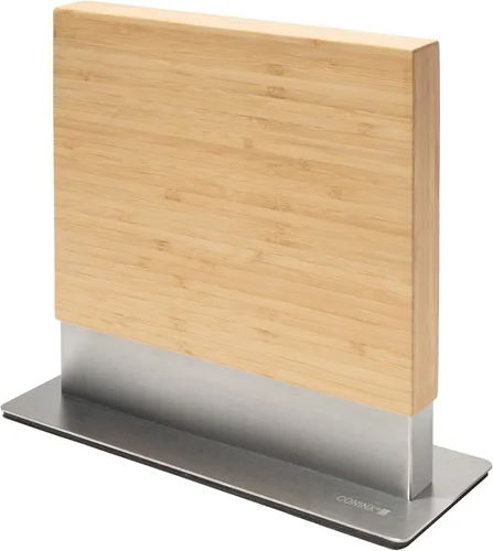 Coninx Soporte magnético para cuchillos con soporte de exhibición, bloque magnético fuerte de doble cara para encimera de cocina, bloque organizador