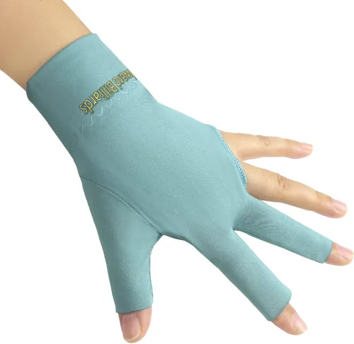 Miniatura 17 de Scott Edward Guantes de billar 10 piezas/set 3 dedos abiertos Guantes de billar Guantes de taco de piscina Spandex para mano izquierda o derecha