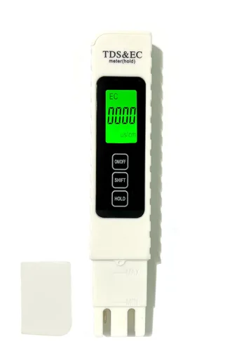 Kits de prueba de agua multifuncionales 3 en 1 para agua potable y piscina - TDS digital preciso, temperatura, medidor EC medidor de agua